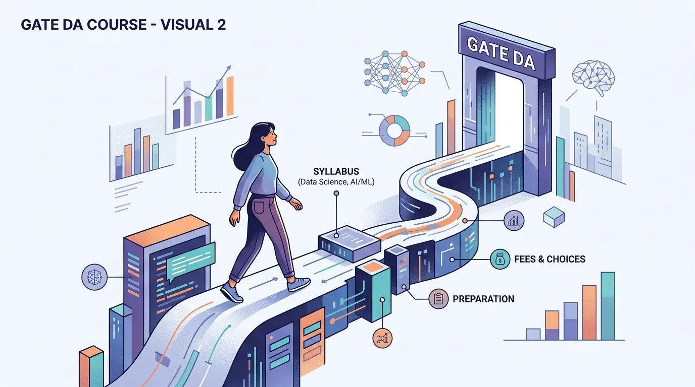 GATE DA course fees comparison — self-paced, live online and offline coaching